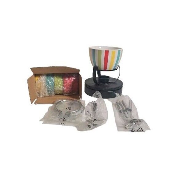 Presidents Choice Ice Cream Sundae Station -Lazy Susan Serving Set - Picture 1 of 7